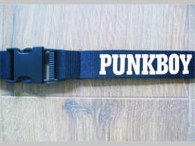 Punk Boy  textilná kľúčenka - šnúrka na krk ( kľúče ) materiál 100% polyester